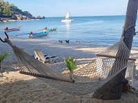 Beachfront yoga Koh Phangan