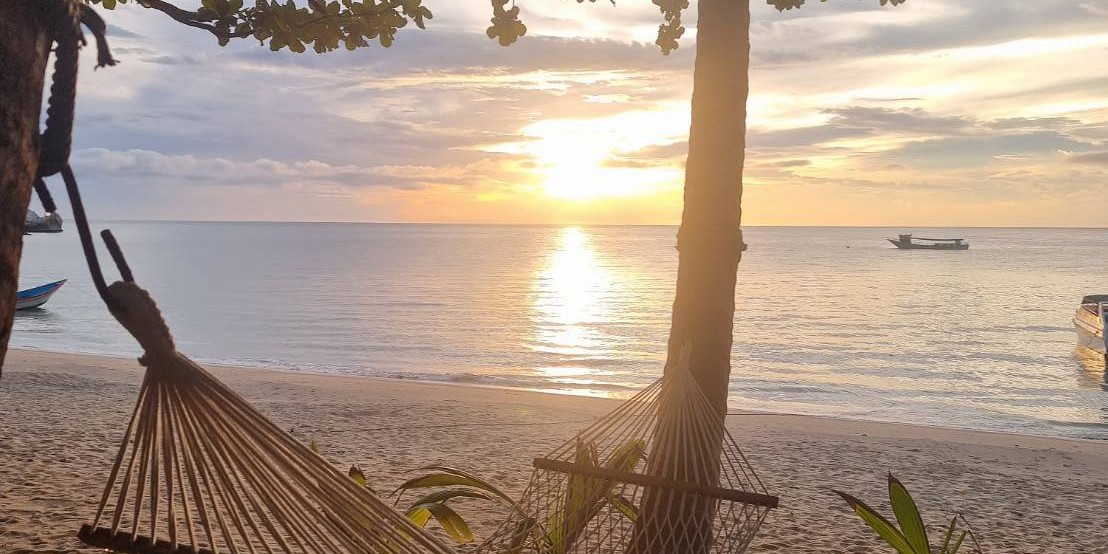 Beachfront camping Koh Phangan