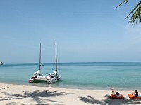 Beachfront camping Koh Phangan