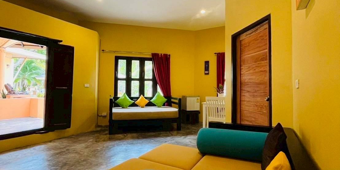 Basic Beach Front Family Room for 4 Persons